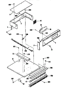Control Section parts for Kenmore Wall Oven 911.4012992 (9114012992, 911 4012992) from AppliancePartsPros.com