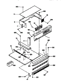 Control Section parts for Kenmore Wall Oven 911.40161690 (91140161690, 911 40161690) from AppliancePartsPros.com