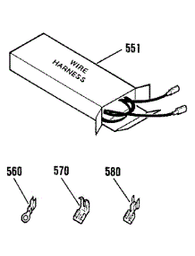 Wire Harnesses & Components parts for Kenmore Wall Oven 911.4042590 (9114042590, 911 4042590) from AppliancePartsPros.com