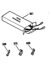 Wire Harness parts for Kenmore Wall Oven 911.4042593 (9114042593, 911 4042593) from AppliancePartsPros.com