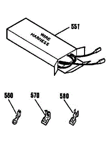Wire Harnesses And Components parts for Kenmore Wall Oven 911.4132992 (9114132992, 911 4132992) from AppliancePartsPros.com