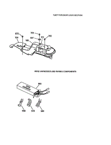 Door Lock / Wire Harness / Components parts for Kenmore Wall Oven 911.41485991 (91141485991, 911 41485991) from AppliancePartsPros.com