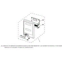 Microwave Control Panel parts for Kenmore Wall Oven 911.41489996 (91141489996, 911 41489996) from AppliancePartsPros.com