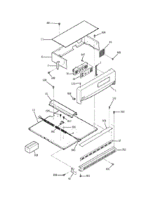 Control Panel parts for Kenmore Wall Oven 911.42161400 (91142161400, 911 42161400) from AppliancePartsPros.com