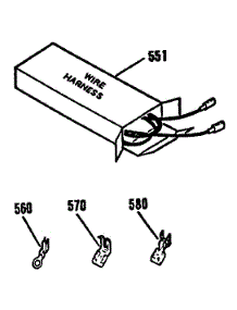 Wire Harness parts for Kenmore Cooktop 911.4264990 (9114264990, 911 4264990) from AppliancePartsPros.com