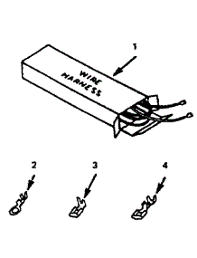 Wire Harnesses And Components parts for Kenmore Cooktop 911.4338680 (9114338680, 911 4338680) from AppliancePartsPros.com
