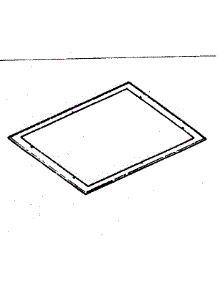 Countertop Trim Frame parts for Kenmore Range 911.4348214 (9114348214, 911 4348214) from AppliancePartsPros.com
