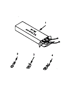 Wire Harnesses And Components parts for Kenmore Cooktop 911.4398610 (9114398610, 911 4398610) from AppliancePartsPros.com