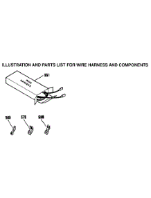 Wire Harness And Components parts for Kenmore Range 911.4522191 (9114522191, 911 4522191) from AppliancePartsPros.com