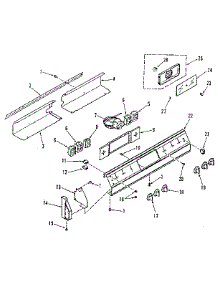 Control Section parts for Kenmore Range 911.4528611 (9114528611, 911 4528611) from AppliancePartsPros.com
