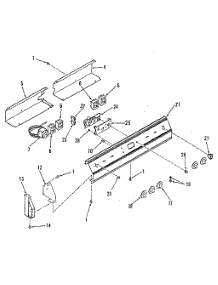 Control Section parts for Kenmore Range 911.4538812 (9114538812, 911 4538812) from AppliancePartsPros.com