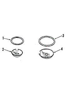 Optional Porcelain Pan And Chrome Ring Kit 8068400 parts for Kenmore Range 911.4538812 (9114538812, 911 4538812) from AppliancePartsPros.com