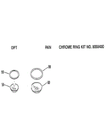 Crome Pan And Ring Kit-8068400 parts for Kenmore Range 911.4538814 (9114538814, 911 4538814) from AppliancePartsPros.com