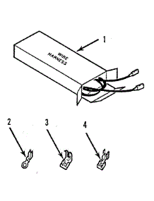 Wire Harness And Components parts for Kenmore Range 911.4538892 (9114538892, 911 4538892) from AppliancePartsPros.com