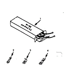 Wire Harness And Components parts for Kenmore Range 911.4548612 (9114548612, 911 4548612) from AppliancePartsPros.com