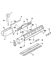 Control Section parts for Kenmore Range 911.4552192 (9114552192, 911 4552192) from AppliancePartsPros.com