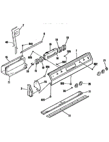 Control Section parts for Kenmore Range 911.4553590 (9114553590, 911 4553590) from AppliancePartsPros.com