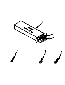 Wire Harnesses And Components parts for Kenmore Range 911.4558610 (9114558610, 911 4558610) from AppliancePartsPros.com