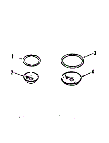 Procelain Pan And Chrome Ring Kit parts for Kenmore Range 911.4558810 (9114558810, 911 4558810) from AppliancePartsPros.com