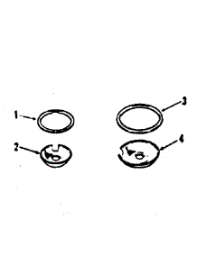 Porcelain Pan And Chrome Ring Kit parts for Kenmore Range 911.4558812 (9114558812, 911 4558812) from AppliancePartsPros.com