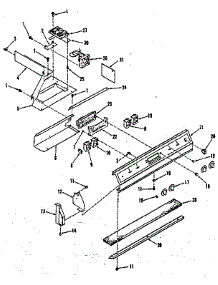 Control Section parts for Kenmore Range 911.4558812 (9114558812, 911 4558812) from AppliancePartsPros.com