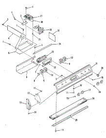 Control Section parts for Kenmore Range 911.4558817 (9114558817, 911 4558817) from AppliancePartsPros.com