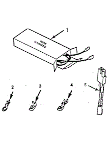 Wire Harnesses And Components parts for Kenmore Range 911.4558818 (9114558818, 911 4558818) from AppliancePartsPros.com