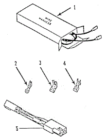 Wire Harnesses And Components parts for Kenmore Range 911.4558899 (9114558899, 911 4558899) from AppliancePartsPros.com