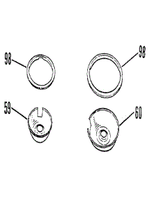 Opt Porcelain Pan & Chrome Ring Kit No. 8068400 parts for Kenmore Range 911.4622190 (9114622190, 911 4622190) from AppliancePartsPros.com