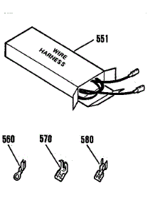 Wire Harness parts for Kenmore Wall Oven 911.4703591 (9114703591, 911 4703591) from AppliancePartsPros.com