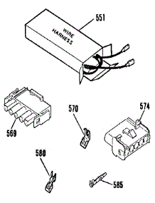 Wire Harness And Components parts for Kenmore Wall Oven 911.4712991 (9114712991, 911 4712991) from AppliancePartsPros.com