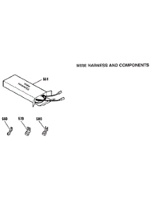 Wire Harness And Components parts for Kenmore Wall Oven 911.4712992 (9114712992, 911 4712992) from AppliancePartsPros.com