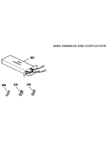 Wire Harness And Components parts for Kenmore Wall Oven 911.4712993 (9114712993, 911 4712993) from AppliancePartsPros.com