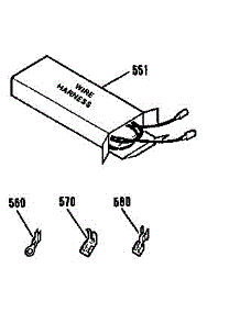 Wire Harness And Components parts for Kenmore Wall Oven 911.4712994 (9114712994, 911 4712994) from AppliancePartsPros.com