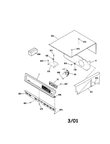 Control parts for Kenmore Wall Oven 911.47485992 (91147485992, 911 47485992) from AppliancePartsPros.com