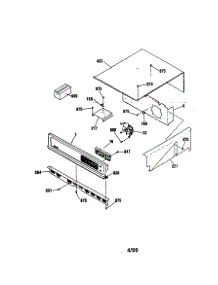 Control parts for Kenmore Wall Oven 911.47489890 (91147489890, 911 47489890) from AppliancePartsPros.com