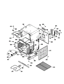 Lower Body Section parts for Kenmore Wall Oven 911.47624100 (91147624100, 911 47624100) from AppliancePartsPros.com