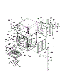 Upper Body parts for Kenmore Wall Oven 911.47644100 (91147644100, 911 47644100) from AppliancePartsPros.com