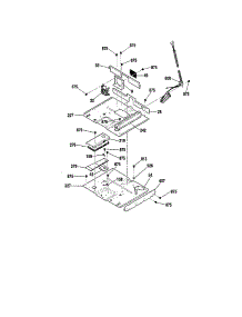Pedestal parts for Kenmore Wall Oven 911.47699100 (91147699100, 911 47699100) from AppliancePartsPros.com
