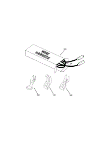 Wire Harness & Wiring Components parts for Kenmore Wall Oven 911.47702201 (91147702201, 911 47702201) from AppliancePartsPros.com