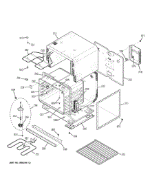 Lower Body parts for Kenmore Wall Oven 911.47722202 (91147722202, 911 47722202) from AppliancePartsPros.com