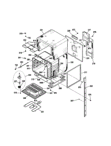 Upper Body parts for Kenmore Wall Oven 911.47724200 (91147724200, 911 47724200) from AppliancePartsPros.com