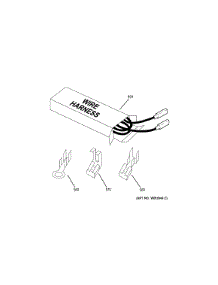 Wire Harness & Wiring Components parts for Kenmore Wall Oven 911.47724201 (91147724201, 911 47724201) from AppliancePartsPros.com