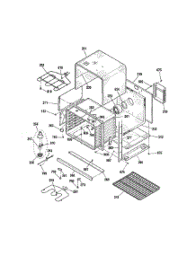 Lower Body Section parts for Kenmore Wall Oven 911.47754200 (91147754200, 911 47754200) from AppliancePartsPros.com