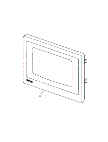 Microwave Door parts for Kenmore Wall Oven 911.47793202 (91147793202, 911 47793202) from AppliancePartsPros.com