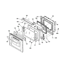 Door - 911.47793200 parts for Kenmore Wall Oven 911.47799200 (91147799200, 911 47799200) from AppliancePartsPros.com
