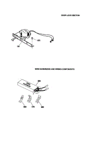 Door Lock / Wire Harness parts for Kenmore Wall Oven 911.47869100 (91147869100, 911 47869100) from AppliancePartsPros.com