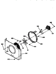 Fan Section parts for Kenmore Wall Oven 911.48065791 (91148065791, 911 48065791) from AppliancePartsPros.com