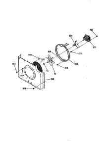 Fan parts for Kenmore Wall Oven 911.48069690 (91148069690, 911 48069690) from AppliancePartsPros.com