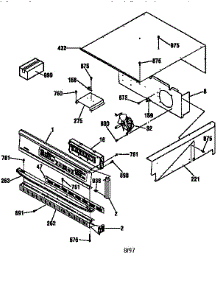 Control Section parts for Kenmore Wall Oven 911.48069791 (91148069791, 911 48069791) from AppliancePartsPros.com